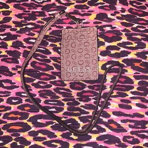 Guess Pink Card Holder with Id window